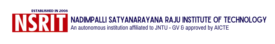NSRIT Faculty Recruitment Banner
