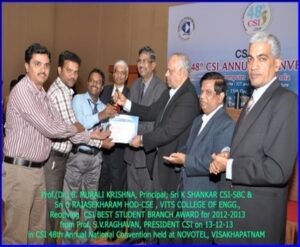 CSI Branch award