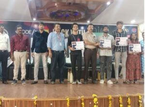 Mr J Sampth Kumar and Team Secured Third Prize and won cash prize 5,000 in Hackwith Nellore Conducted by Audisankara engineering