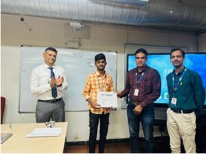 4th place at the event "SKY THRUST “Conducted by "IIT HYDERABAD " And got an offer of an internship with the company "UNISTRING TECH SOLUTIONS ".