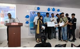 Ms Y Navya Shanthi and Team II CSE secured Second Prize and won cash prize 5,000 in Hack with Vizag 2.0 Conducted at NSRIT,Visakhapatnam